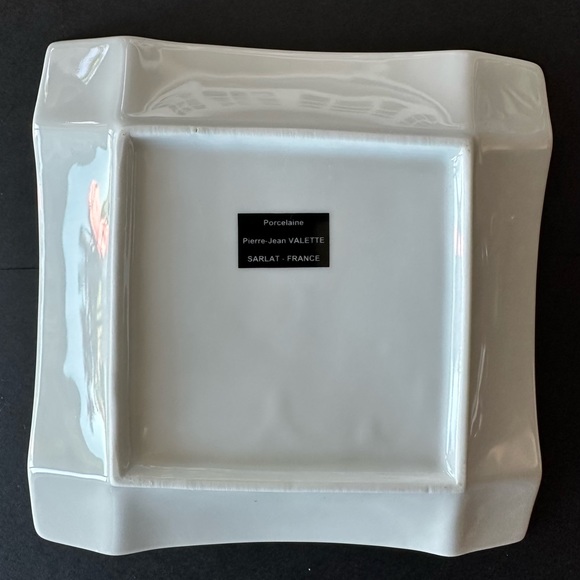 Red Poppy Porcelain 6” plate with spreader - Picture 3 of 7